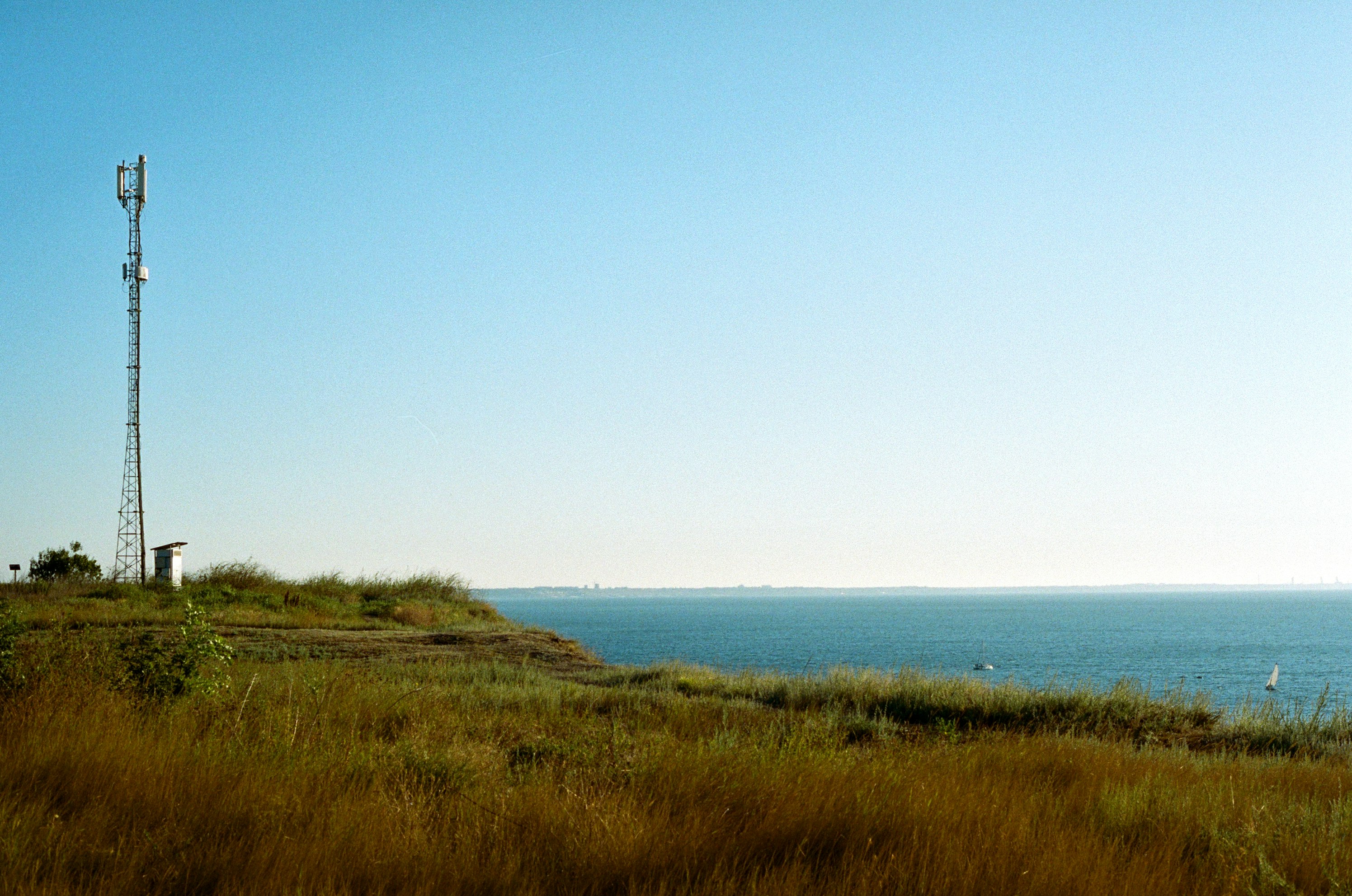 green grass field near body of water during daytime